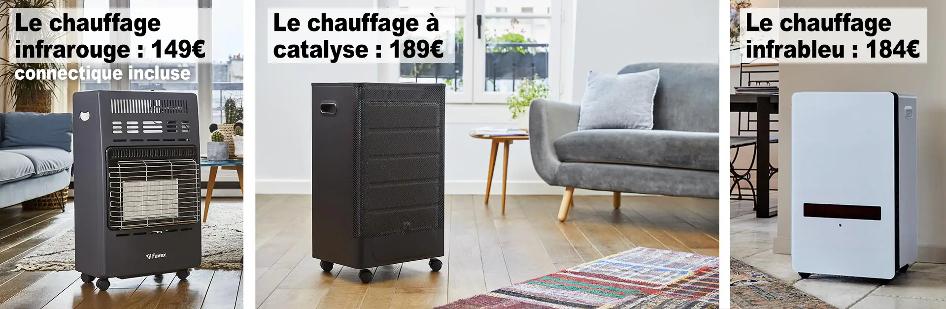 Chauffage d'appoint gaz : fonctionnement, prix, bien le choisir